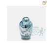 DomeTop Flying Dove Keepsake Urn Green and Pol Silver foto 1