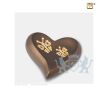 Elegant Butterfly Heart Keepsake Urn Bronze and Bru Gold foto 1
