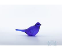 Glazen vogel - blauw foto 1