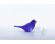 Glazen vogel -  blauw foto 1