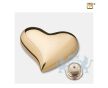 Heart Keepsake Urn Pol Gold foto 1