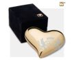 Heart Keepsake Urn Pol Gold foto 1