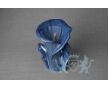 Keramische Calla bloem urn blauw foto 1