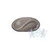 Keramische mini urn "Eternity Beige Grey" foto 1