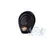 Keramische mini urn "Guardian Lamp Black" foto 1