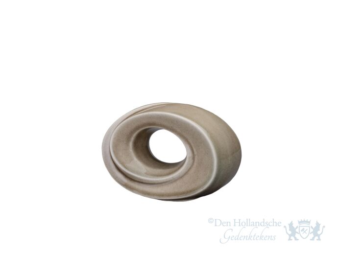 Keramische mini urn &quot;The Passage Beige Grey&quot; foto 1