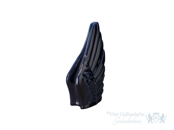 Keramische mini urn &quot;Wings Cobalt Metallic&quot; foto 1