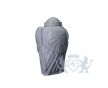 Keramische urn "Wings Grey Melange" foto 1