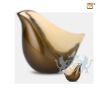 LoveBird Keepsake Urn Bronze and Hmd Gold foto 1