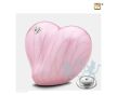LoveHeart Child Urn Pearl Pink and Pol Silver w/Swarovski®  foto 1