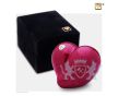 LoveHeart Keepsake Urn Pearl Red and Pol Silver w/Swarovski®  foto 1