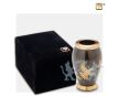 Majestic Flying Dove Keepsake Urn Midnight and Bru Gold foto 1