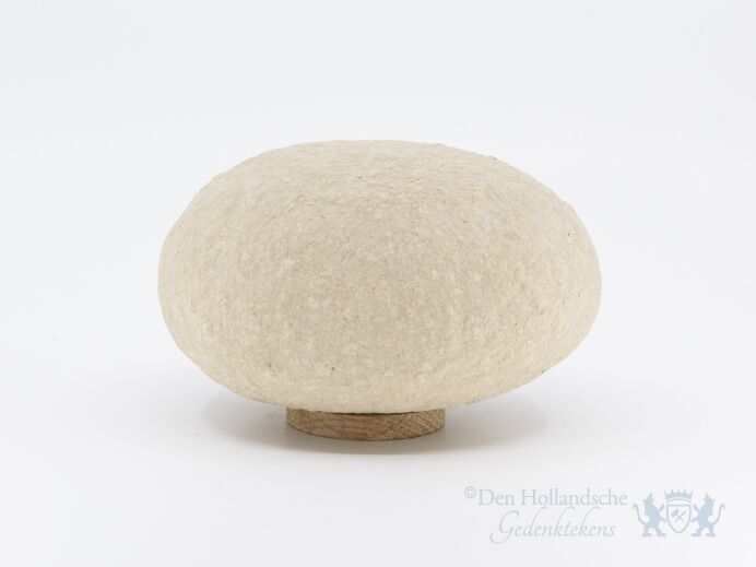 Paper Pebbles urnen van Papier - Creme wit 0,7l foto 1