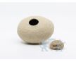 Paper Pebbles urnen van Papier - Creme wit 0,7l foto 1