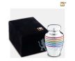 Pride Rainbow Keepsake Urn Pol Silver foto 1