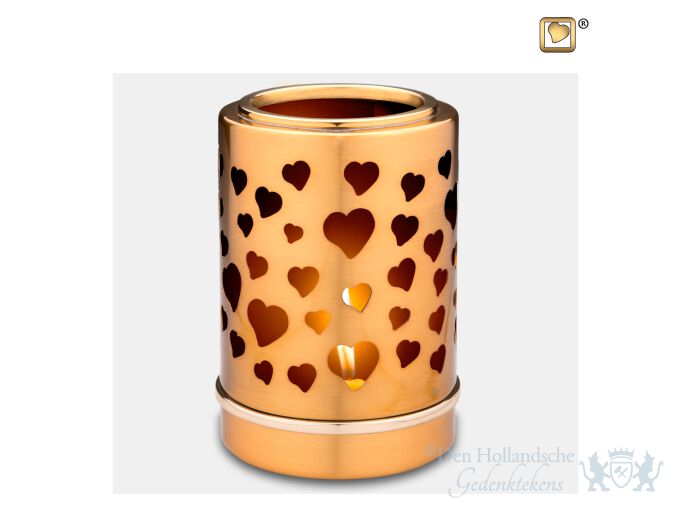 Reflections of Love Tealight Urn Bru Gold foto 1