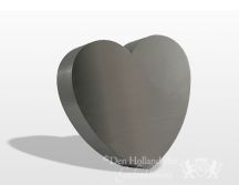 RVS urn hartvorm foto 1
