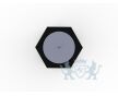 RVS urn met kaarshouder - Mat zwart foto 1