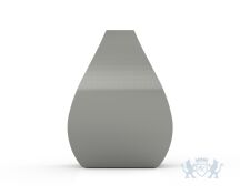 RVS urn Tulip vorm - Mat zwart foto 1