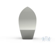 RVS urn Tulip vorm - Mat zwart foto 1