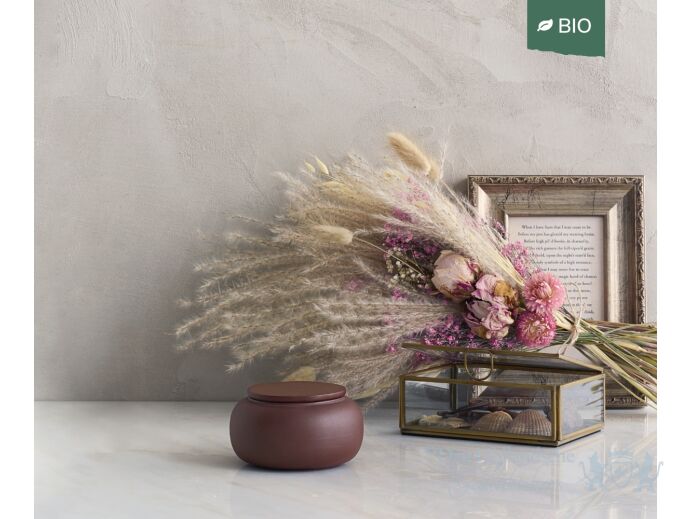 SERES mini &ndash; handgemaakte eco urne in terracotta engobe foto 1