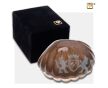Shell Keepsake Urn Pearl Bronze and Bru Gold foto 1