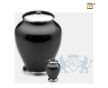 Simplicity Keepsake Urn Midnight and Pol Silver foto 1