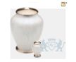 Simplicity Keepsake Urn Pearl White and Bru Gold foto 1