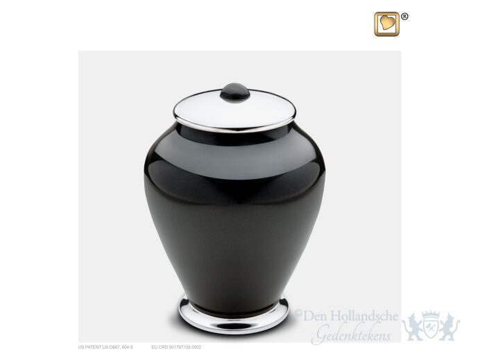 Simplicity Medium Urn Midnight and Pol Silver foto 1