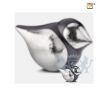 SoulBird Keepsake Urn Midnight and Hmd Silver foto 1