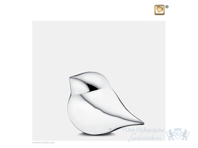 SoulBird Keepsake Urn Pol Silver foto 1