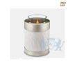 Tealight Urn Pearl White and Bru Gold foto 1