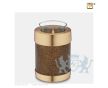 Tealight Urn Speckled Auburn and Bru Gold foto 1