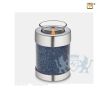 Tealight Urn Speckled Indigo and Bru Pewter foto 1