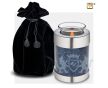 Tealight Urn Speckled Indigo and Bru Pewter foto 1