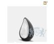 TearDrop Keepsake Urn Black and Hmd Silver foto 1