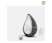 TearDrop Keepsake Urn Black and Hmd Silver foto 1