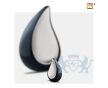 TearDrop Keepsake Urn Midnight and Bru Pewter foto 1