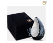 TearDrop Keepsake Urn Midnight and Bru Pewter foto 1