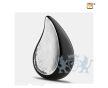 TearDrop Medium Urn Black and Hmd Silver foto 1