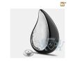 TearDrop Medium Urn Black and Hmd Silver foto 1