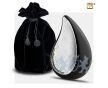 TearDrop Medium Urn Black and Hmd Silver foto 1