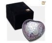 TeddyBear Heart Keepsake Urn Pink and Pol Silver foto 1