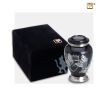 Tradional Butterflies Keepsake Urn Midnight and Bru Pewter foto 1