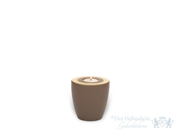 UE-LUNA-S-05 | Luna - h 11cm dia 11cm - Teak Gold foto 1