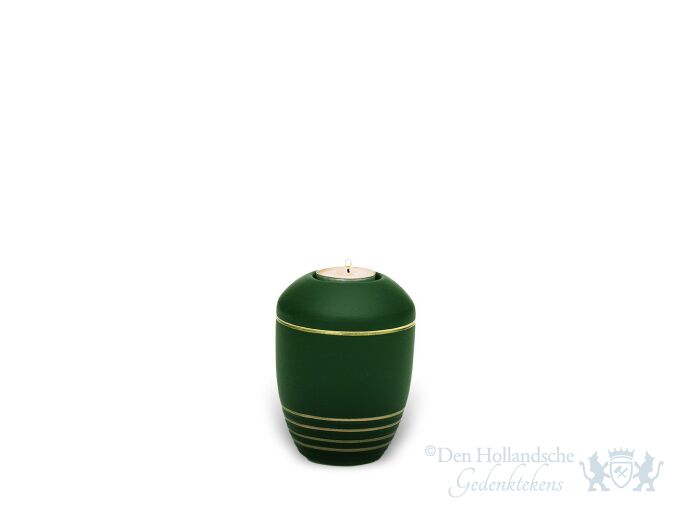 UE-WAVE-S-01 | Wave - h 13cm dia 9,5cm - Jade Gold foto 1