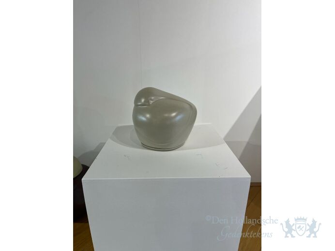 Vogel urn - Columba mat grijs foto 1