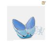 Wings of Hope Keepsake Urn Peal Blue and Pol Silver foto 1