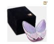 Wings of Hope Keepsake Urn Pearl Lavender and Pol Silver foto 1