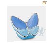 Wings of Hope Medium Urn Peal Blue and Pol Silver foto 1